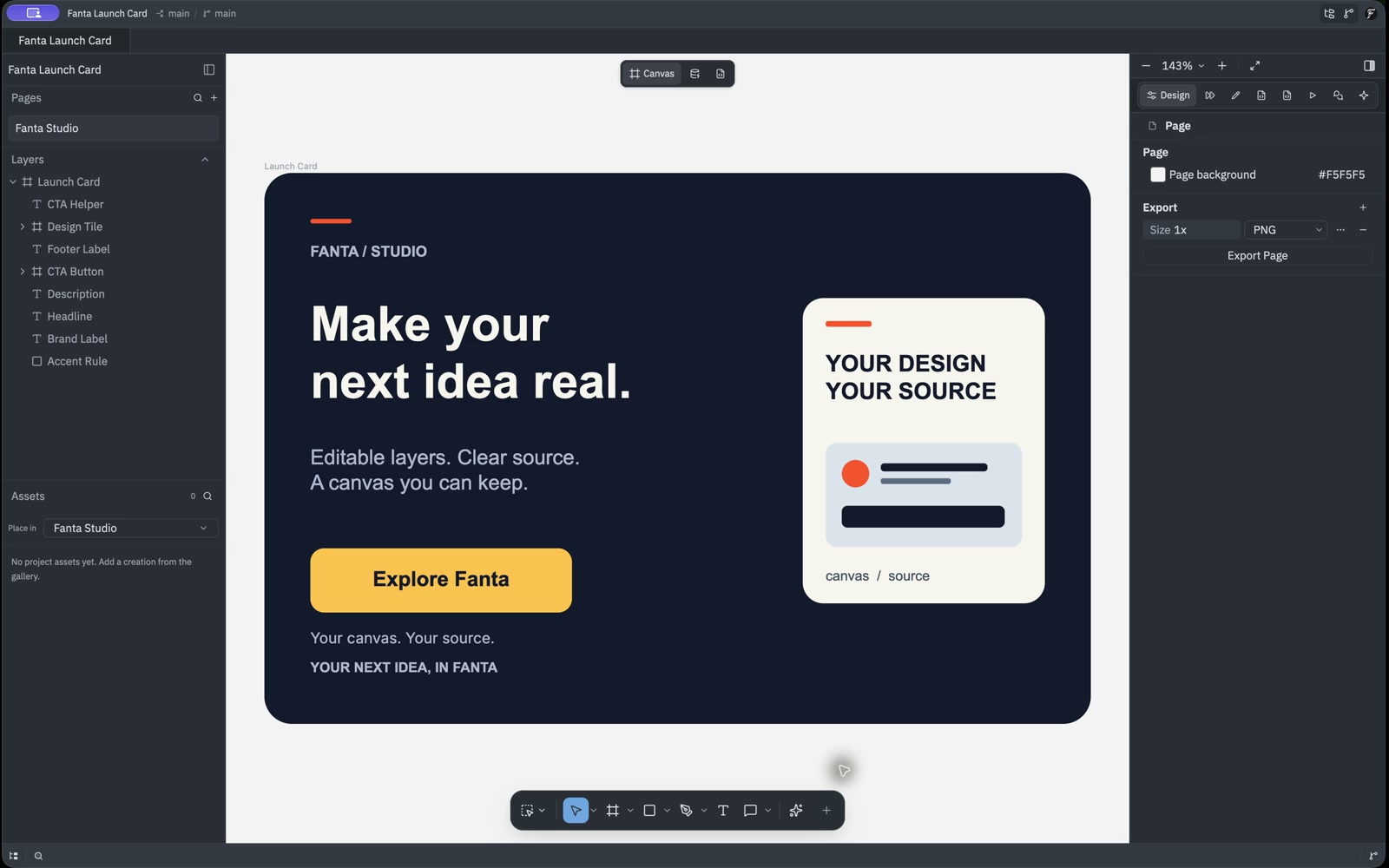Poster from An agent edits your design